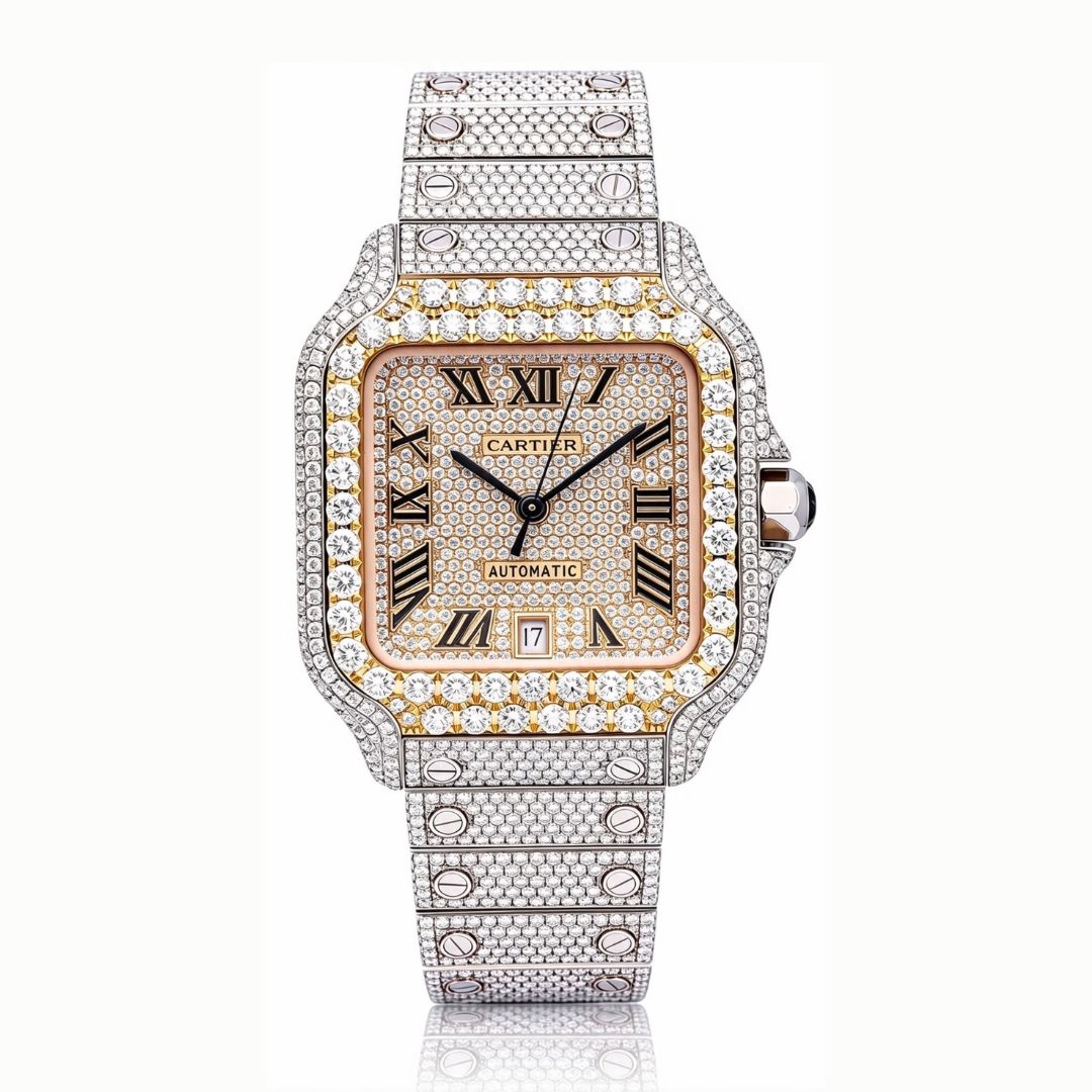 CARTIER SANTOS FULL ICE
